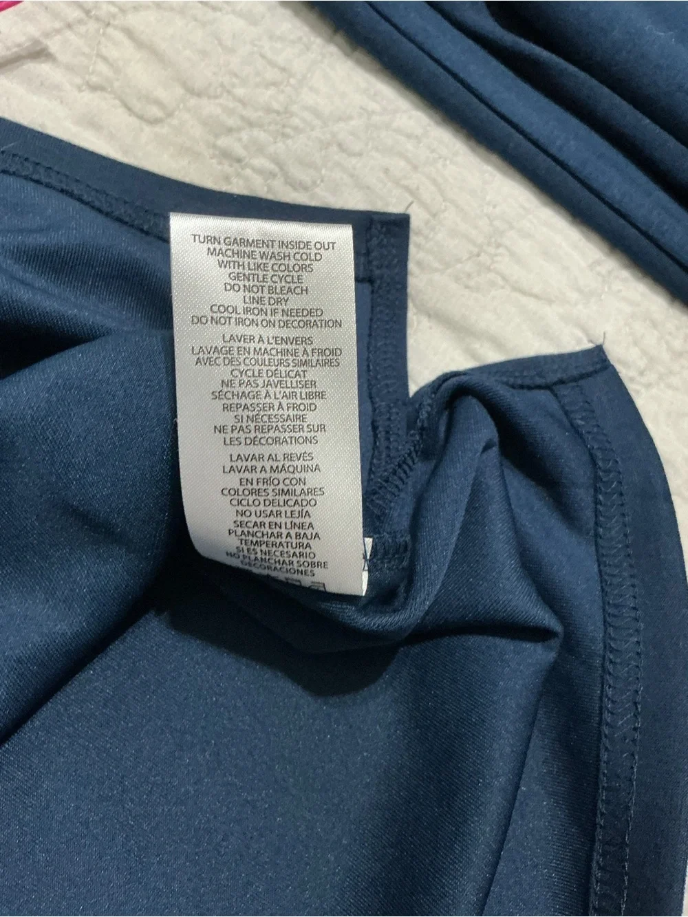 NWT Juicy Couture Sport Navy 2-Piece Set 1/4 Zip Sweatpants Size L